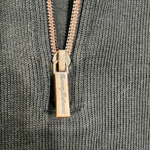 Mens Tommy Bahama Quartet Zip Up Sweater with Contrast Stitching - Picture 3 of 9